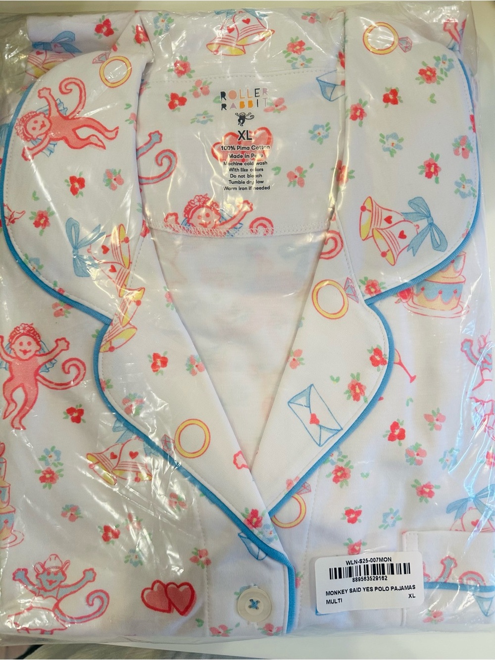 Roller Rabbit SAID YES POLO PAJAMAS SET